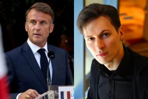 French President Macron Reacts to the Arrest of Telegram Founder