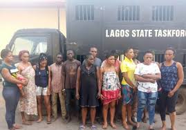 Twelve Commercial S*x Workers Rounded up, Jailed (video)